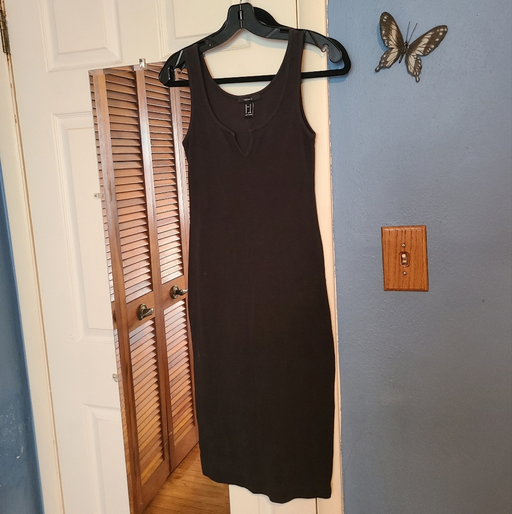 Black Sleeveless Dress forever 21 size Medium